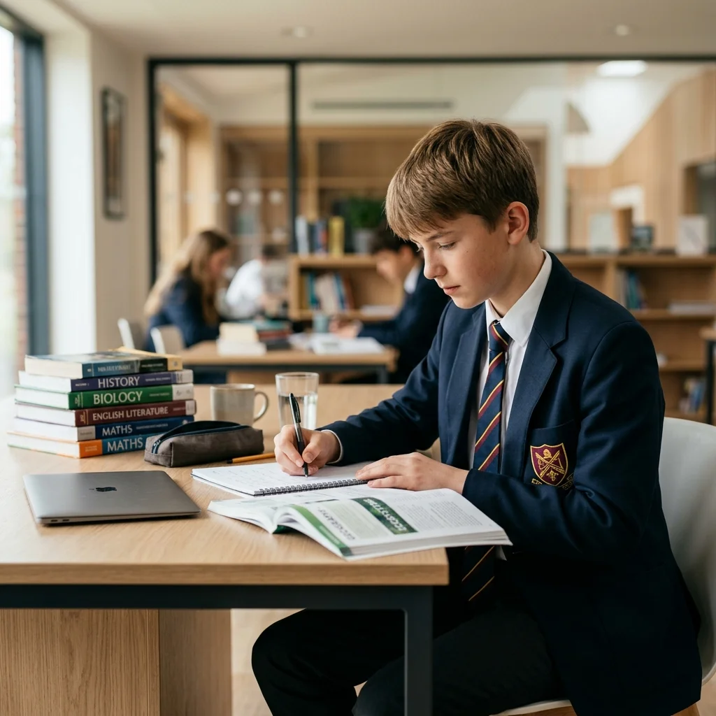 British Student Boy