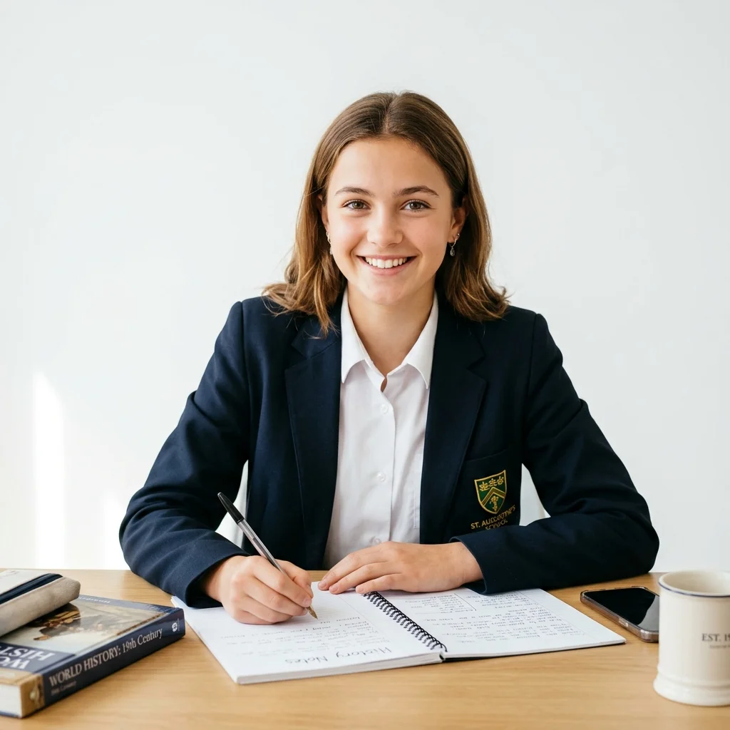 British Student Girl